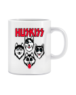 Puodelis  Kiss huskiss
